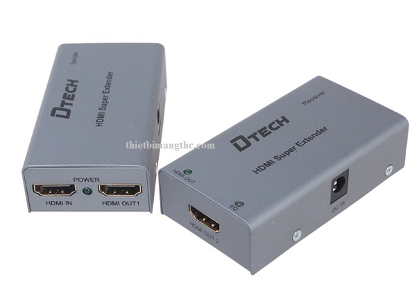 Bộ khuếch đại tín hiệu HDMI Extender 60m Dtech